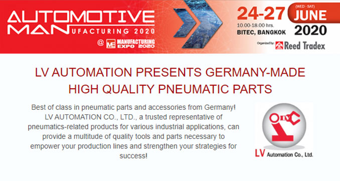 LV AUTOMATION Presents Germany-Made High Quality Pneumatic Parts