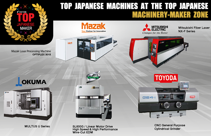 Top 5 Japanese Machine Makers will display latest technology at INTERMACH 2015