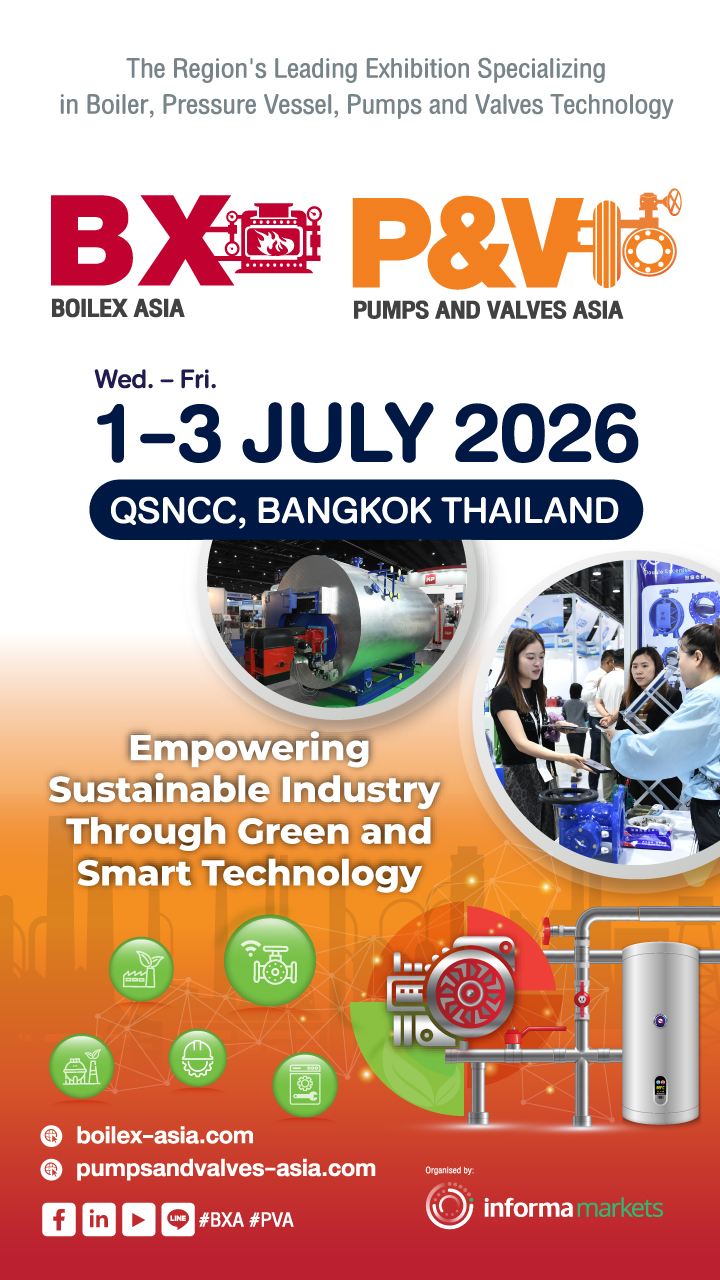 Boilex Asia (BXA) & Pumps and Valves Asia (PVA) 2026